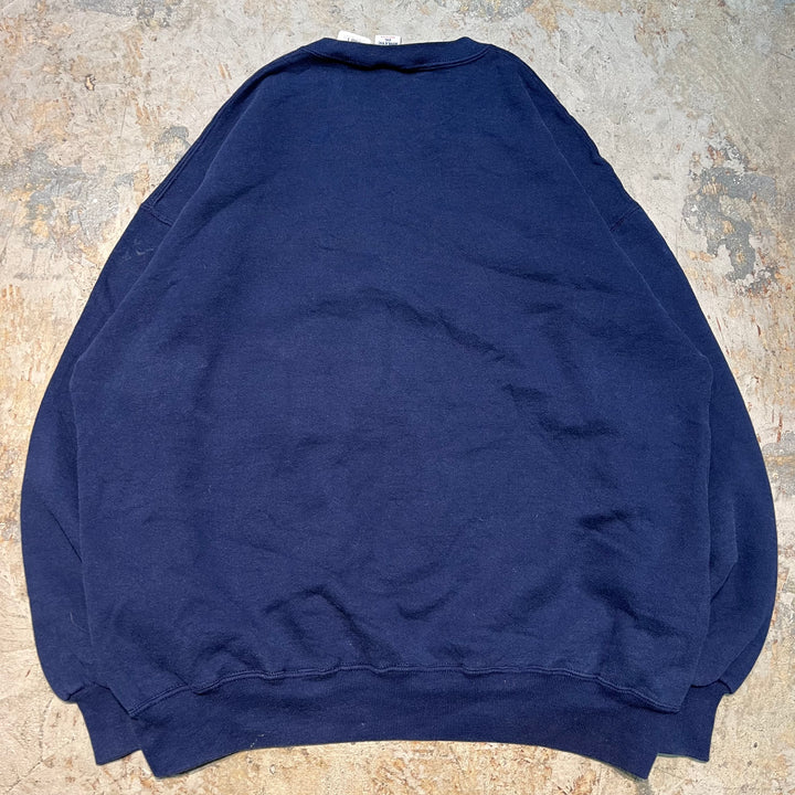 古着 90's〜 RUSSELL ATHLETIC/ ラッセルアスレチック/ ブランククルーネックスウェット/ 前Vガゼット/ サイズXXL