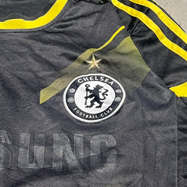 #4477 古着 Adidas/アディダス/CHELSEA/チェルシー/Football/フットボール Tee/サイズM相当