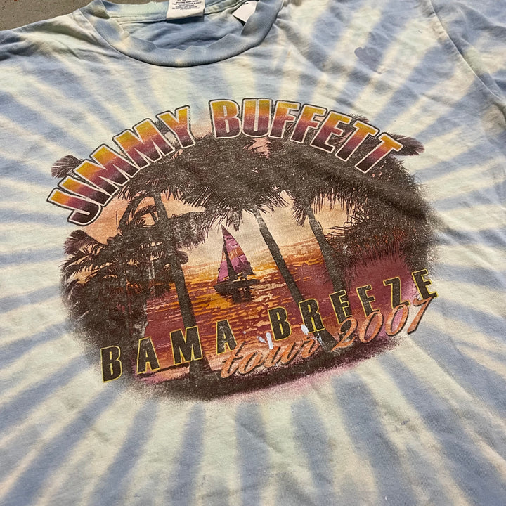 古着 USA製 ジミー・バフェット / BAMA BREEZE【曲名】 / 2007年ツアー / シングルステッチ Tシャツ/サイズL