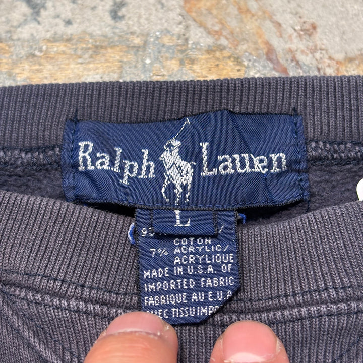 古着 POLO by Ralphlauren/ ポロバイラルフローレン/ クルーネックスウェット/ サイズL
