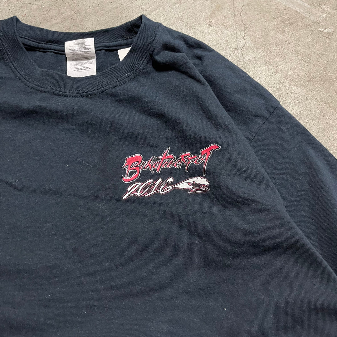 Used clothing Gildan/Daytona Beach Racing & Card Club/Printed Long T-shirt/Size XL