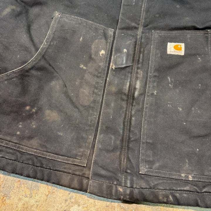 古着 carhartt/ カーハート/ トラディショナルジャケット/ 裏地キルティング/ 襟コーデュロイ/ サイズ2XL