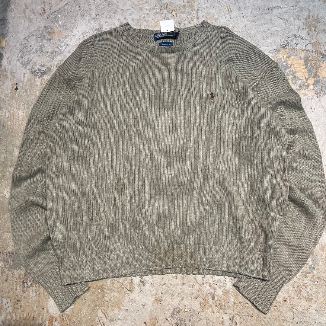 Ralph Lauren/ Polo Ralph Lauren/ Crew Neck Knit Sweater/ Size XL의 빈티지 폴로