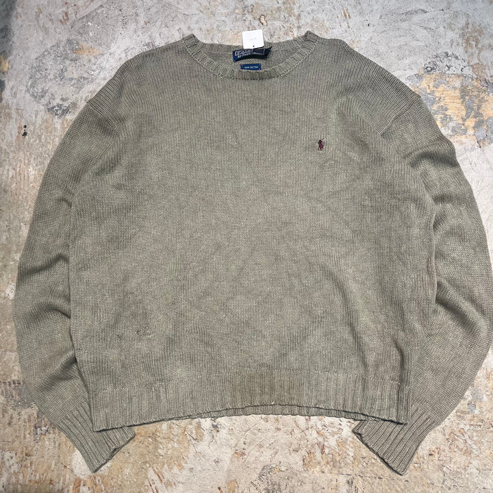 Ralph Lauren/ Polo Ralph Lauren/ Crew Neck Knit Sweater/ Size XL의 빈티지 폴로