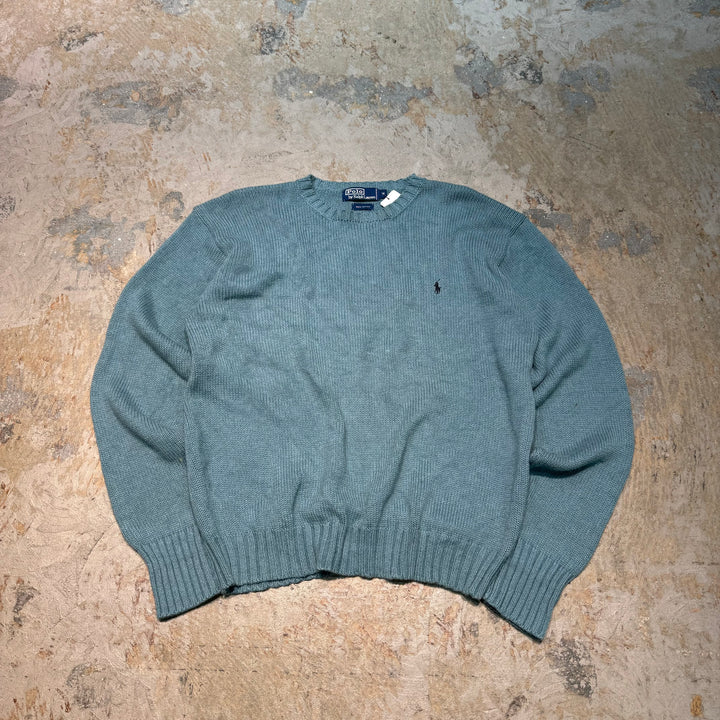 旧衣POLO by Ralph Lauren/ POLO拉尔夫劳伦/圆领针织毛衣/尺寸M