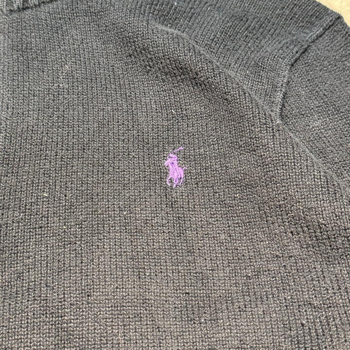 旧衣POLO by Ralph Lauren/ POLO拉尔夫劳伦/半拉链针织毛衣/尺寸L