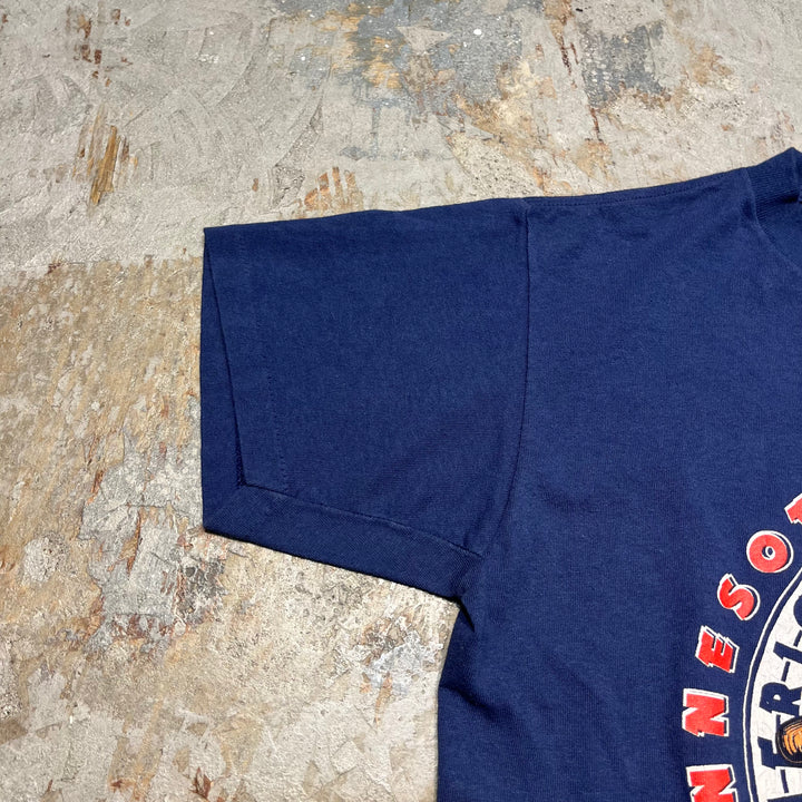 古着 USA製 ミネソタ・ツインズ/MLB/ヴィンテージ シングルステッチ プリントTシャツ / サイズXL