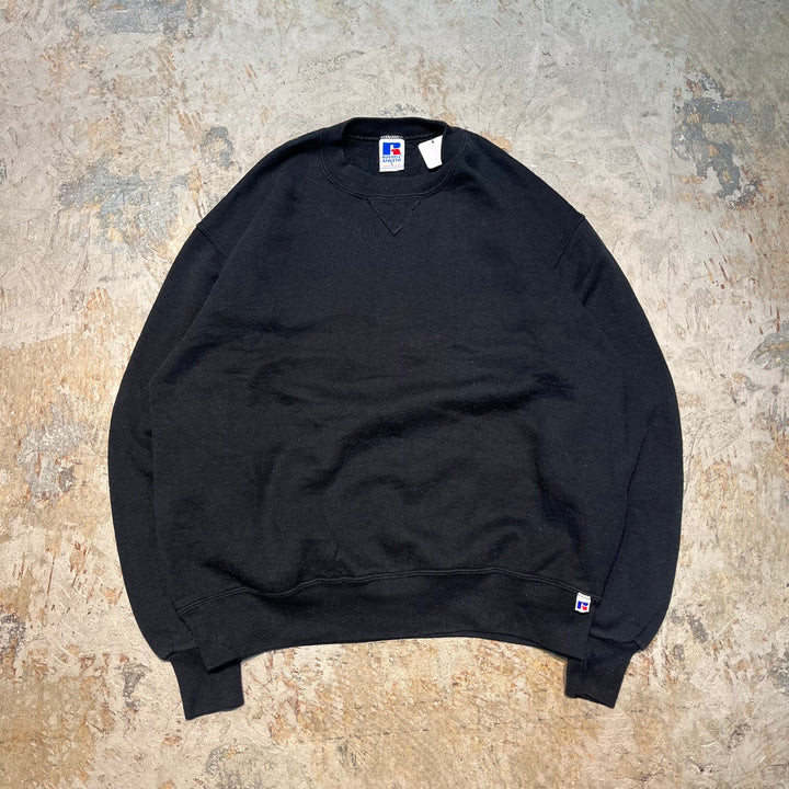 Used clothing Made in USA 80's RUSSELL ATHLETIC/ Russell Athletic/Crew neck blank sweatshirt/Plain/Size L