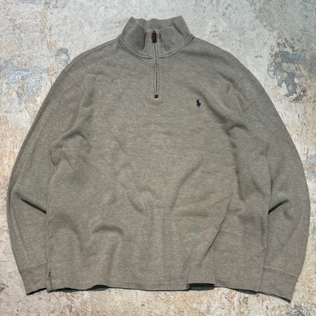 古着 90's~ POLO by Ralph Lauren/ ポロ バイ ラルフローレン/ ハーフジップニットセーター/ サイズL