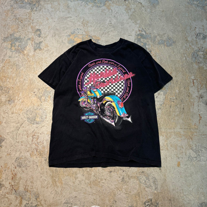 古着 USA製 Harley-Davidson/ハーレーダビッドソン/ プリントTシャツ/ サイズL
