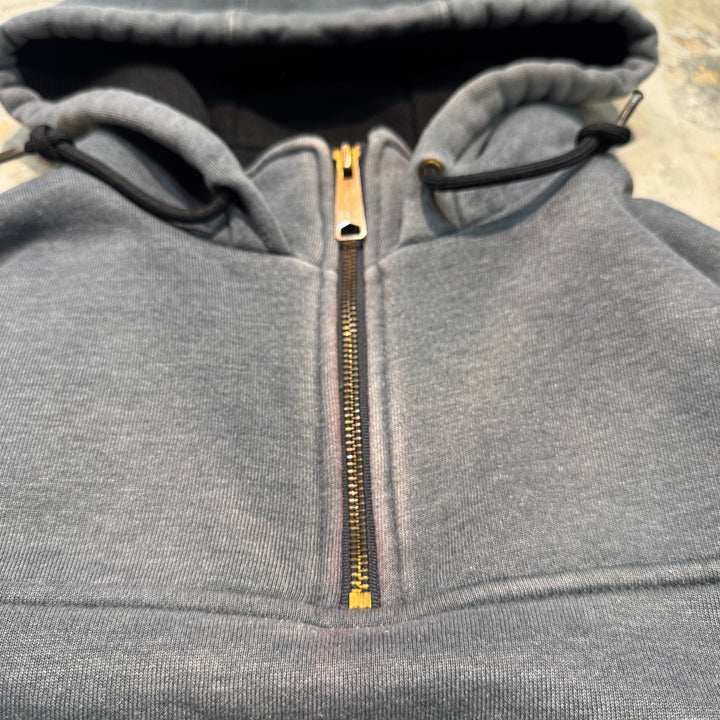 古着 carhartt/カーハート/ハーフジップスウェット/裏地メッシュ/サイズL相当