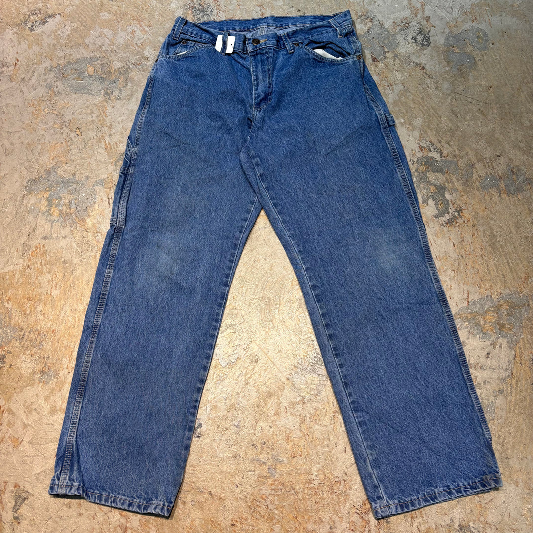 Used clothing 90's Dickies/ Painter denim pants/ Actual size 29 x 29