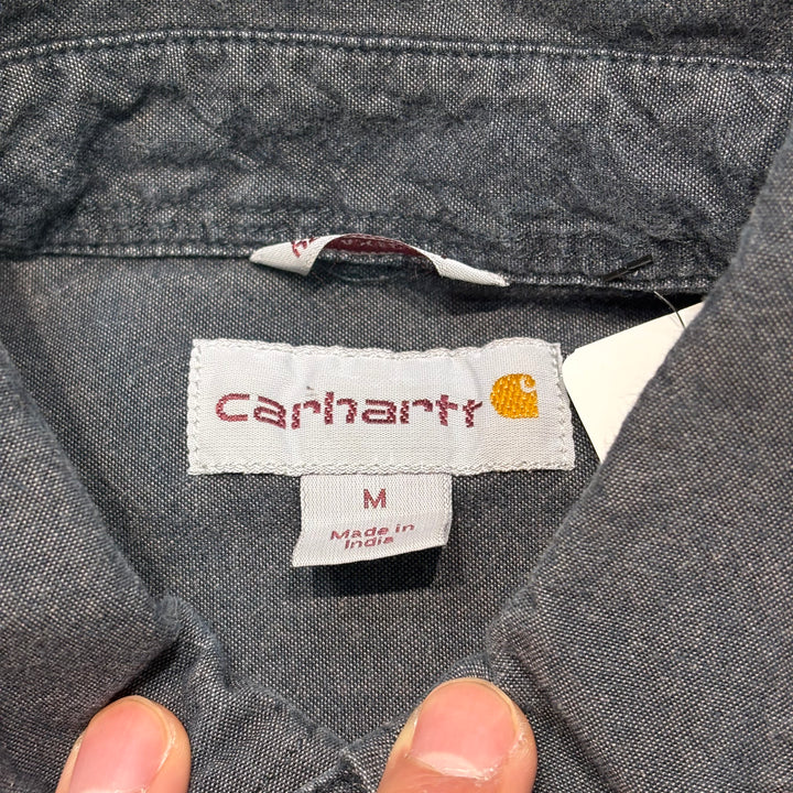 古着 carhartt/カーハート/ 長袖シャツ/無地/サイズM
