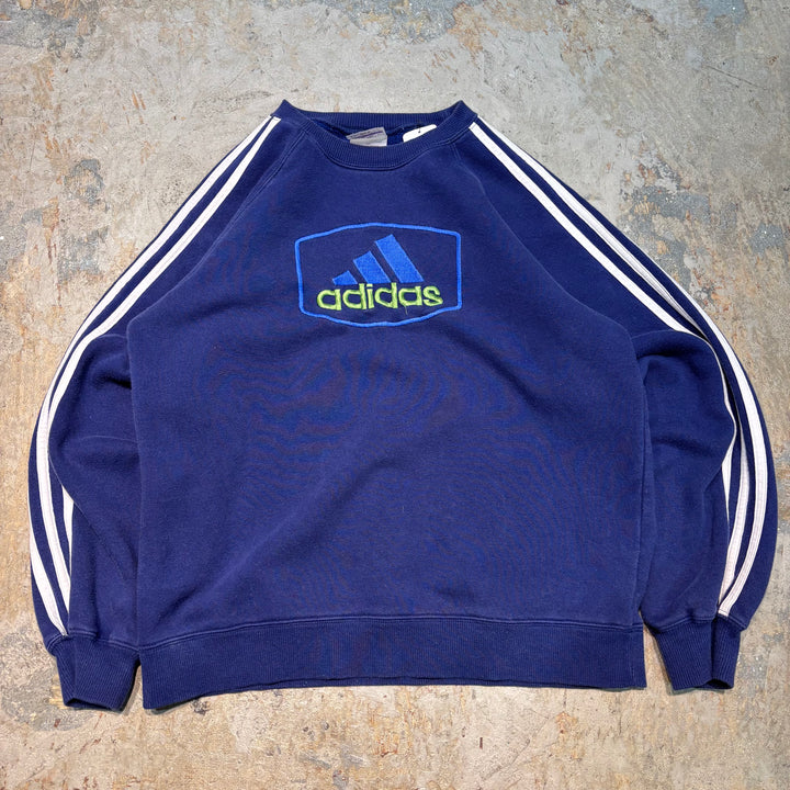 古着 90's adidas/ アディダス/クルーネックスウェット/ サイズL