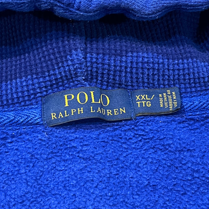古着 POLO by Ralph Lauren/ ポロラルフローレン/ジップアップパーカー/ダブルフェイス/サイズXXL