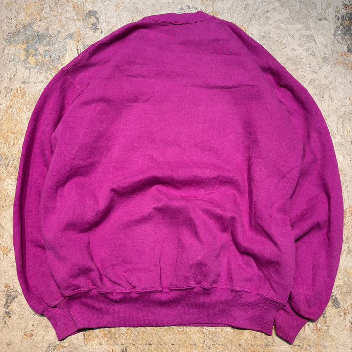 미국 80 년대에서 만든 중고 의류 ~ Russellathletic/ Russell Athletic/ College Logo Crew Neck Sweatshirt/ V Gazette/ Yale University/ Size XL