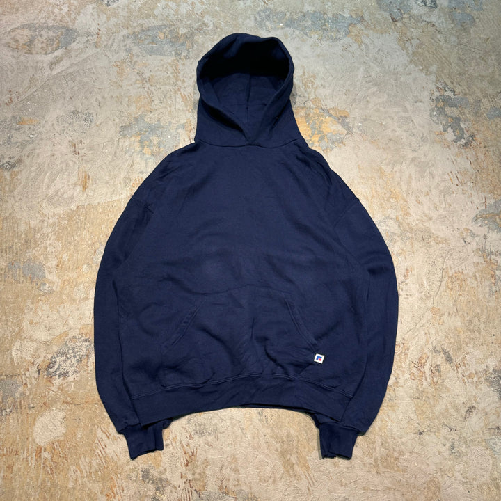 旧衣服90's~RUSSELLATHLETIC/ RUSSELLATHLETIC/空白套衫连帽衫/纯色/尺寸L