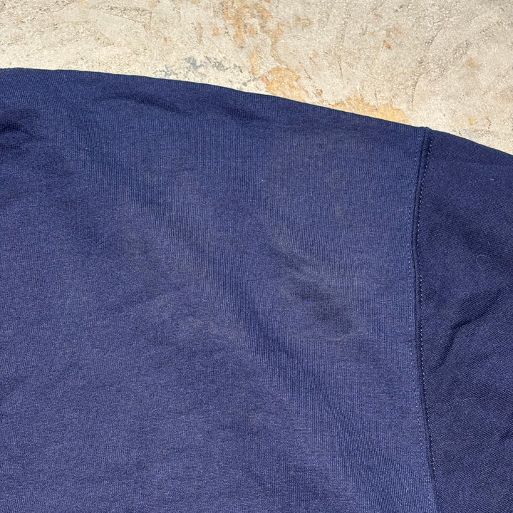 미국 80 년대에서 만든 중고 의류 ~ Russell Athletic/ Russell Athletic/ Blank Crew Neck Weketshirt/ Plain/ Front V Gusset/ Size XXL