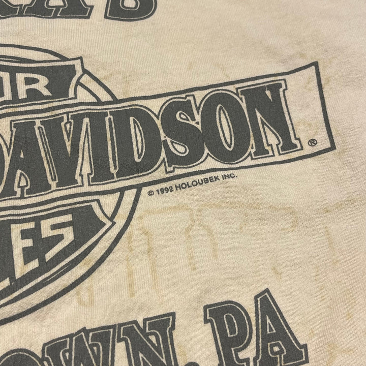 Used clothing 94's USA made Harley-Davidson / ZEPKA'S / Johnstown Store, Pennsylvania / Long T-shirt / Size XL