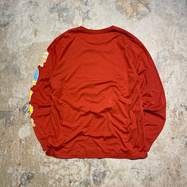 古着 USAVINTAGE/ THE SIMPSONS/ザ・シンプソンズ / キャラクターロングTシャツ / サイズL