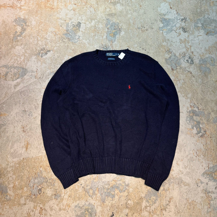 旧衣POLO by Ralph Lauren/ POLO拉尔夫劳伦/圆领针织毛衣/尺寸M