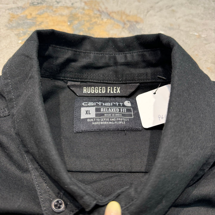 Used clothing carhartt/Carhartt/Button-down short-sleeved work shirt/Plain/Size XL