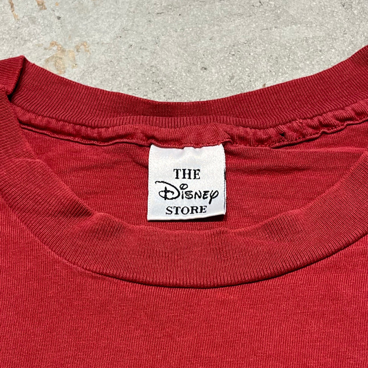 #4285 THE Disney STORE/short sleeve t-shirt Tee/シングルステッチ/半袖Tシャツ/90's/グーフィー/サイズ2XL