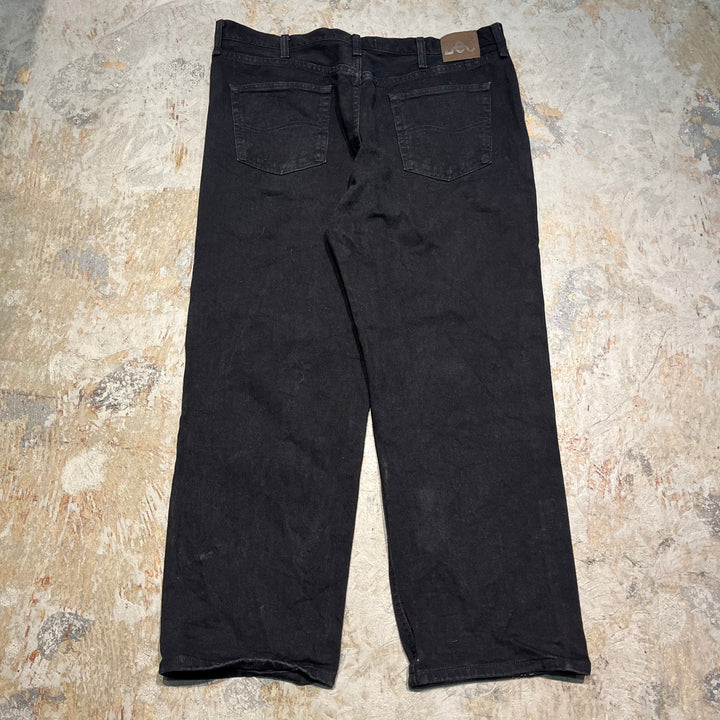 #4192 古着 Lee/リー/Black Denim Pants/ブラックデニムパンツ/RELAKED FIT/サイズ42×30