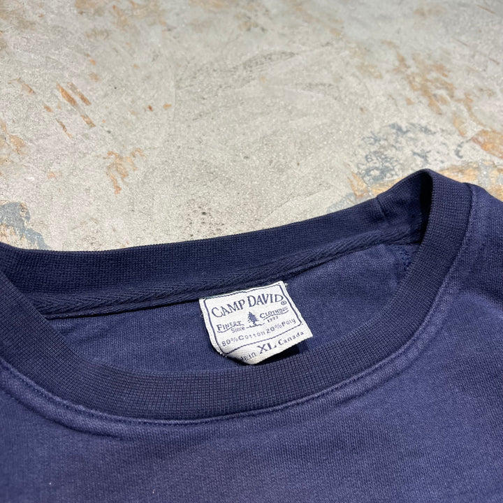 #3975 古着 Unknow/Crew neck sweat/クルーネックスウェット/INDIANA university of Pennsylvania/カレッジロゴ/MADE IN CANADA/サイズXL