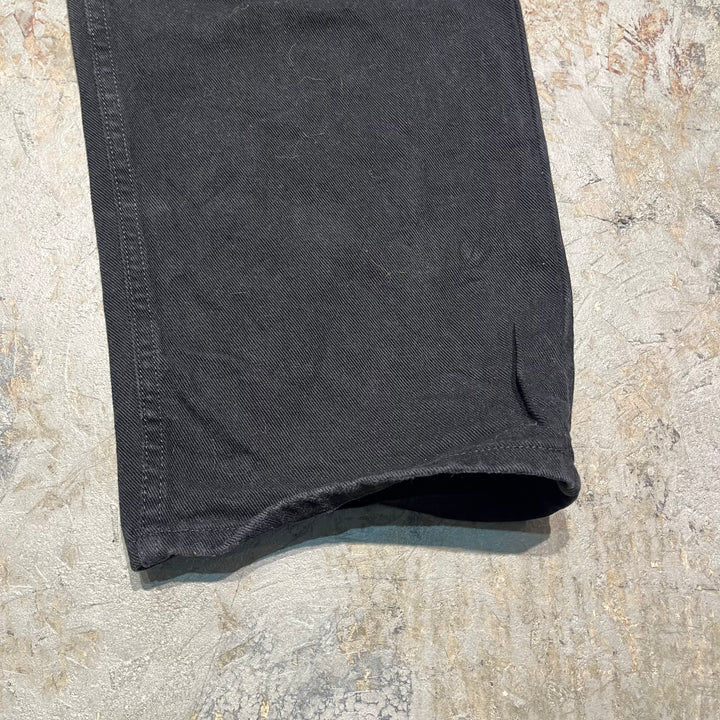 #4192 古着 Lee/リー/Black Denim Pants/ブラックデニムパンツ/RELAKED FIT/サイズ42×30