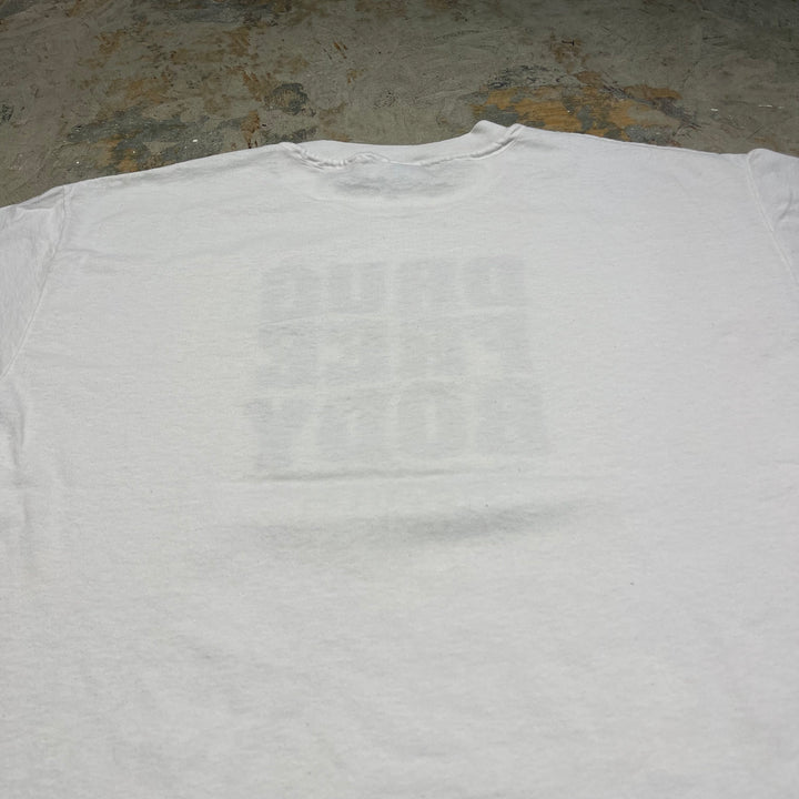 #4295 Hanes/ヘインズ/short sleeve t-shirt Tee/シングルステッチ/半袖Tシャツ/DRUG FREE BODY/MADE IN USA/サイズXL