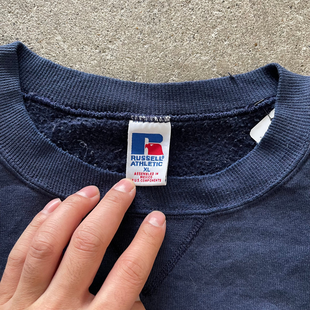 旧衣服90's~ RUSSELL ATHLETIC/ RUSSELL ATHLETIC/ brunkrounex湿/素色/尺码XL