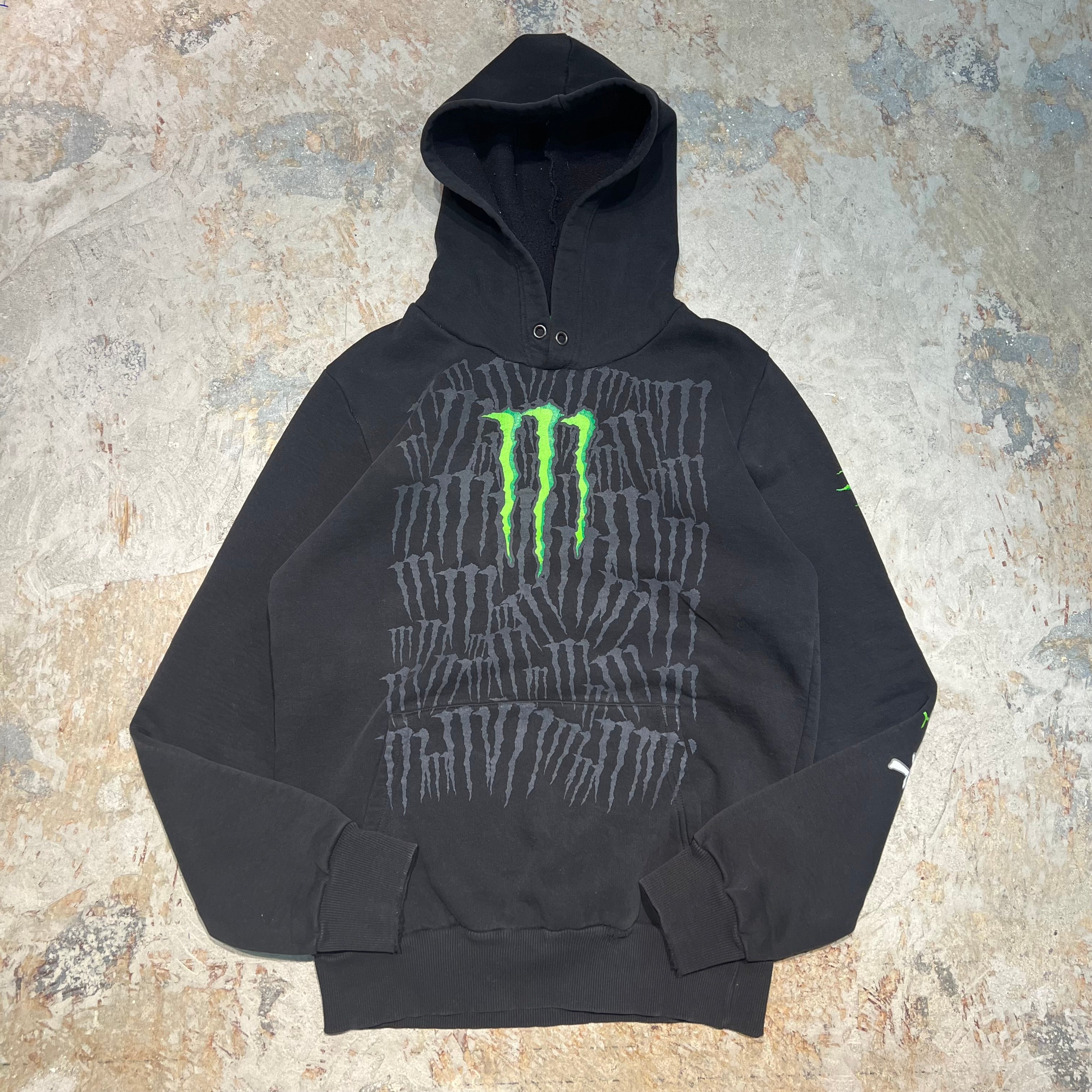 【希少品】Monster Energy モンスターエナジー ジップパーカー 古着 希少品】Monster Energy モンスターエナジー ジップパーカー