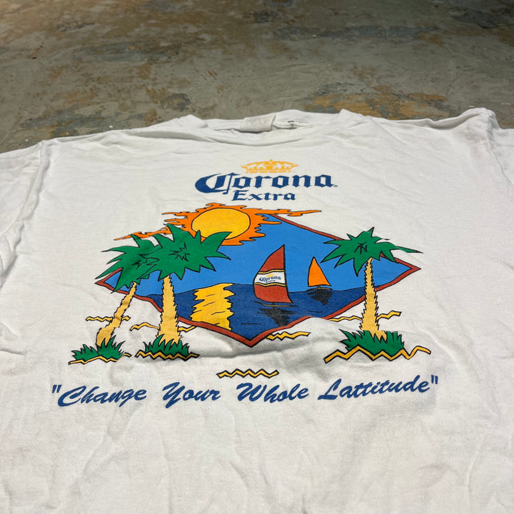 #4287 Unknow/short sleeve t-shirt Tee/シングルステッチ/半袖Tシャツ/90's/Corona Extra/サイズXL