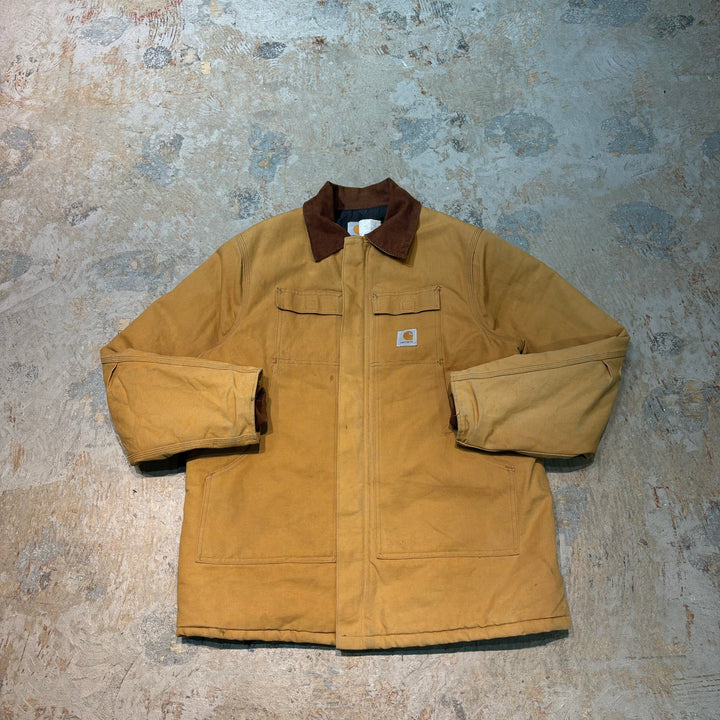 Used clothing 90's~ carhartt/ Carhartt/ Traditional coat/ Duck fabric/ Quilted lining/ Equivalent to size XL
