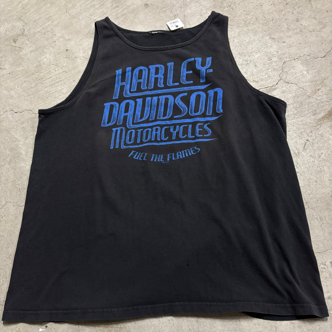 古着  USA製 Harley-Davidson /ハーレー ダビッドソン/ プリントTシャツ/ ノースリーブ/ サイズL相当