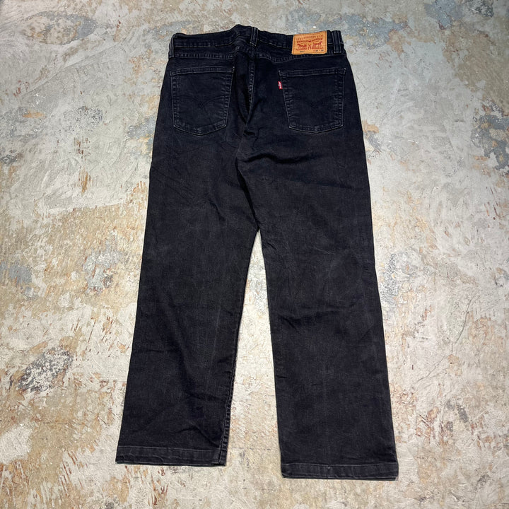 #4181 古着 Levi's/リーバイス/Black Denim Pants/ブラックデニムパンツ/ストレート/514/サイズ33×30