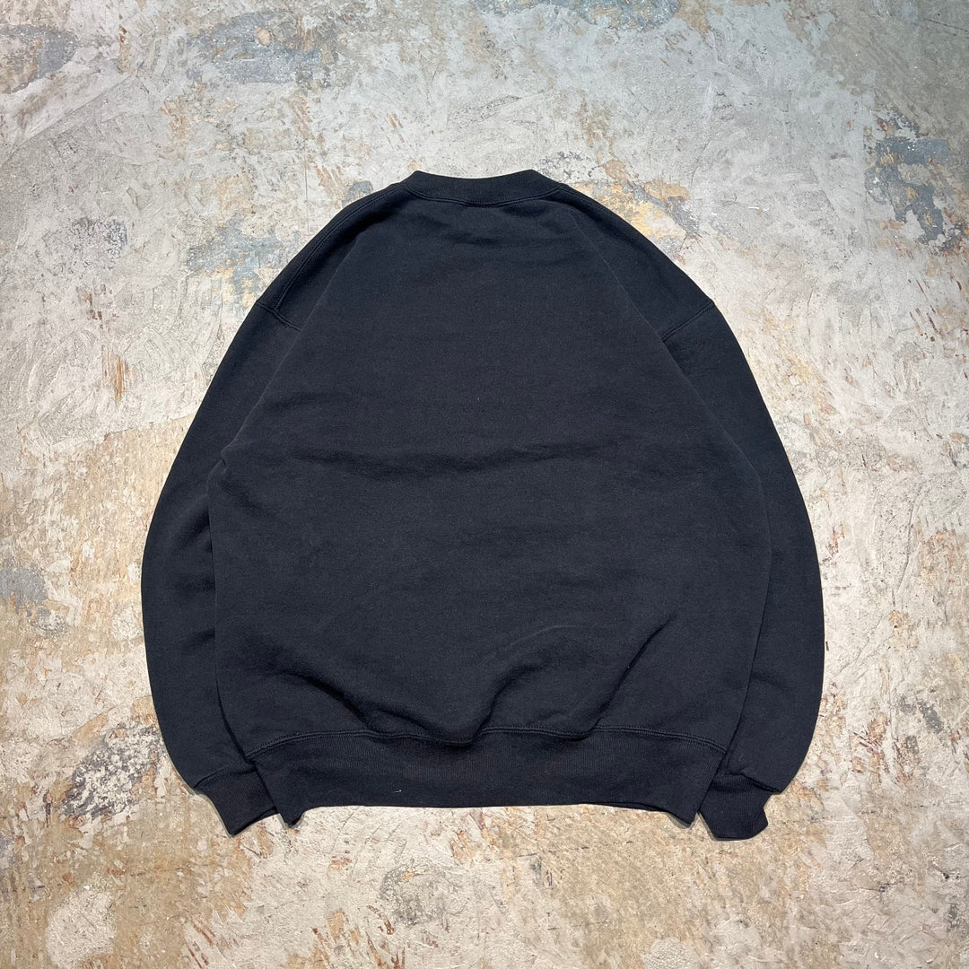Used clothing Made in USA 80's RUSSELL ATHLETIC/ Russell Athletic/Crew neck blank sweatshirt/Plain/Size L