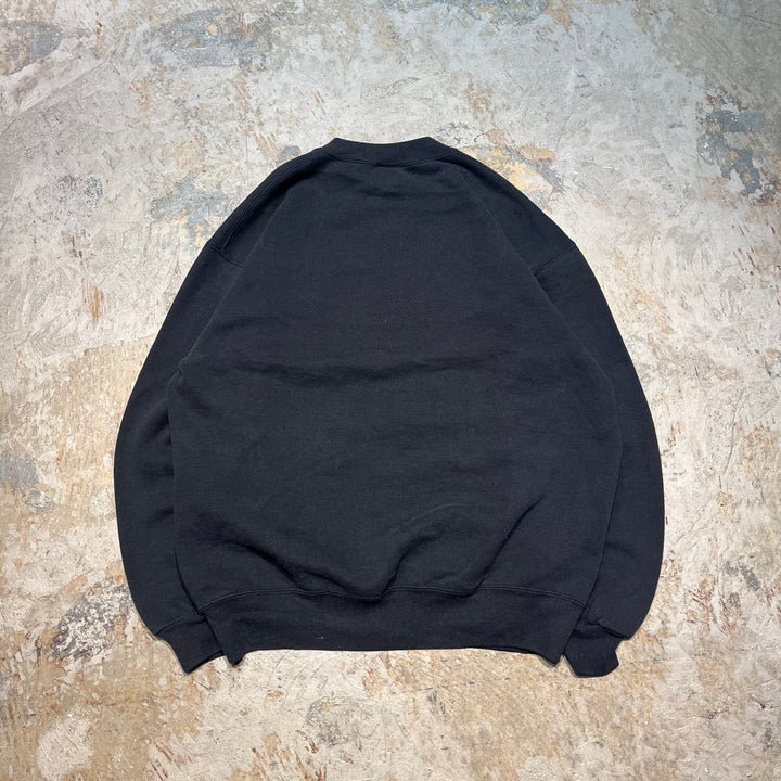 Used clothing Made in USA 80's RUSSELL ATHLETIC/ Russell Athletic/Crew neck blank sweatshirt/Plain/Size L