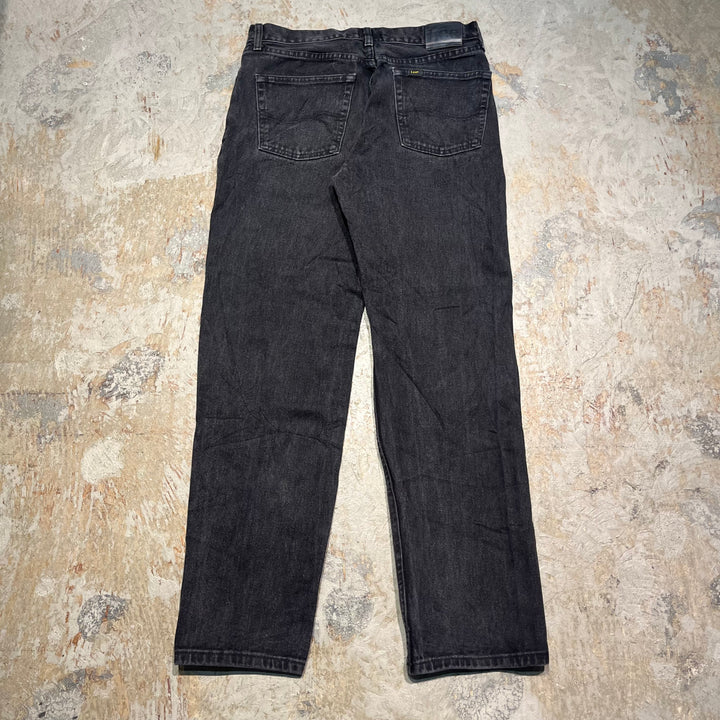 #4186 古着 Lee/リー/Black Denim Pants/ブラックデニムパンツ/サイズ32×32