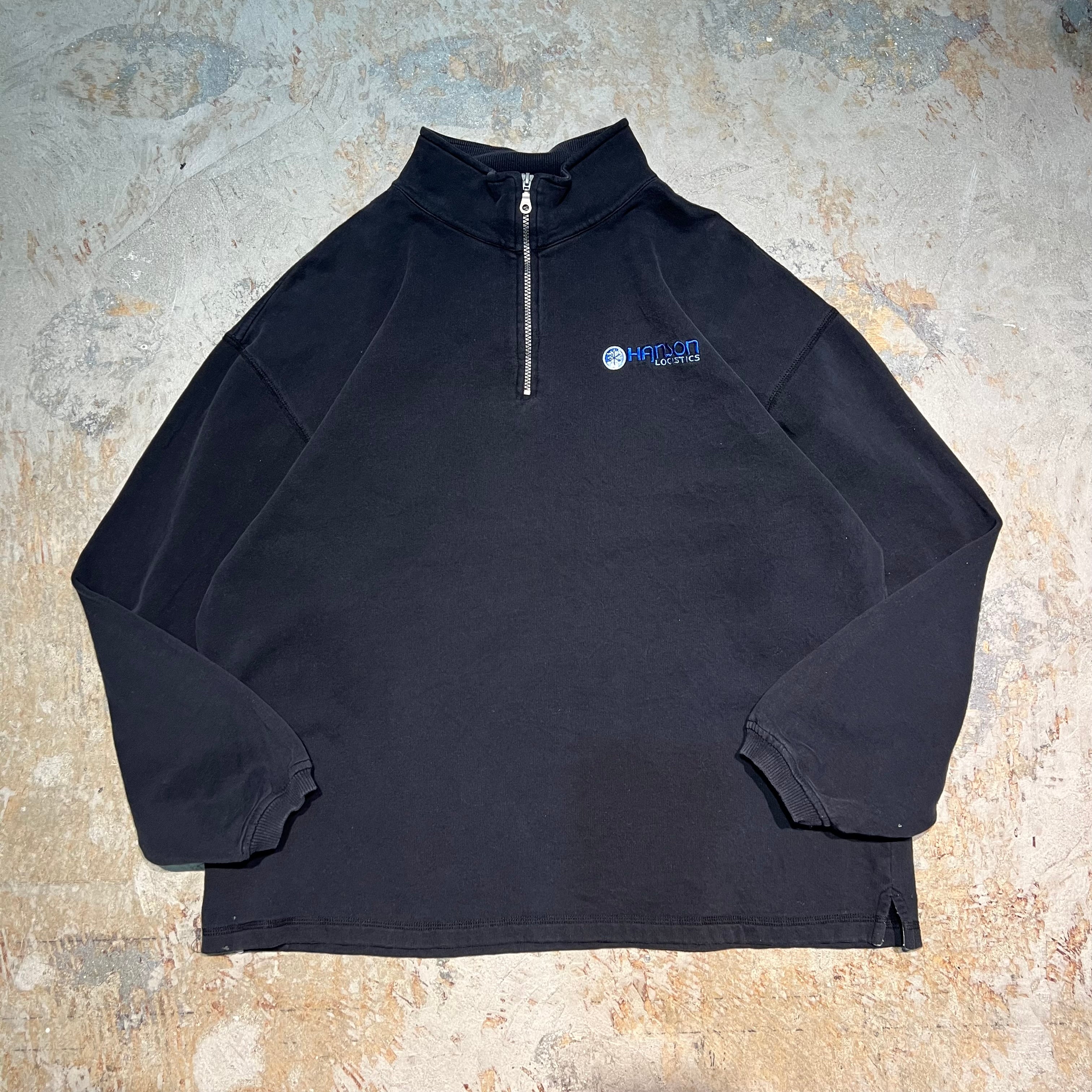 3453 古着 PORT AUTHORITY/ポートオーソリティ/Half zip sweat/ハーフ