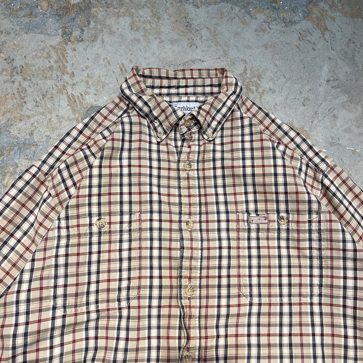 #4344 L.L.BEAN L/S 체크 셔츠 크기 2XL
