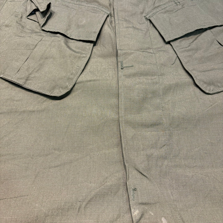 Used clothing Made in USA 60's U.S.ARMY/US Army/Jungle Fatigue Jacket/4th/Ripstop fabric/Size X-Large - Regular