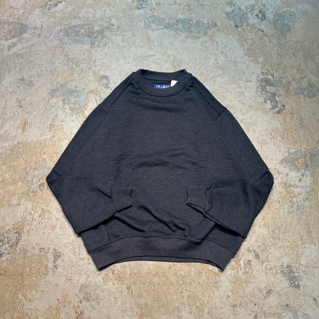 Russell Athletic/ Blank Crew Neck Sweatshirt/ Plain/ Front V Gusset/ Size L의 의류 플루마