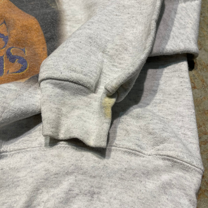 #4129 古着 Hanes/ヘインズ/Crew neck Print Sweat/クルーネックスウェット/Hocus Pocus/サイズL