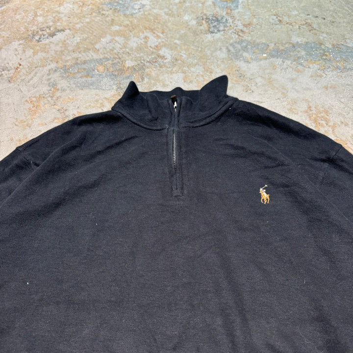 旧衣POLO by Ralph Lauren/ POLO拉尔夫劳伦/半拉链针织毛衣/尺寸L