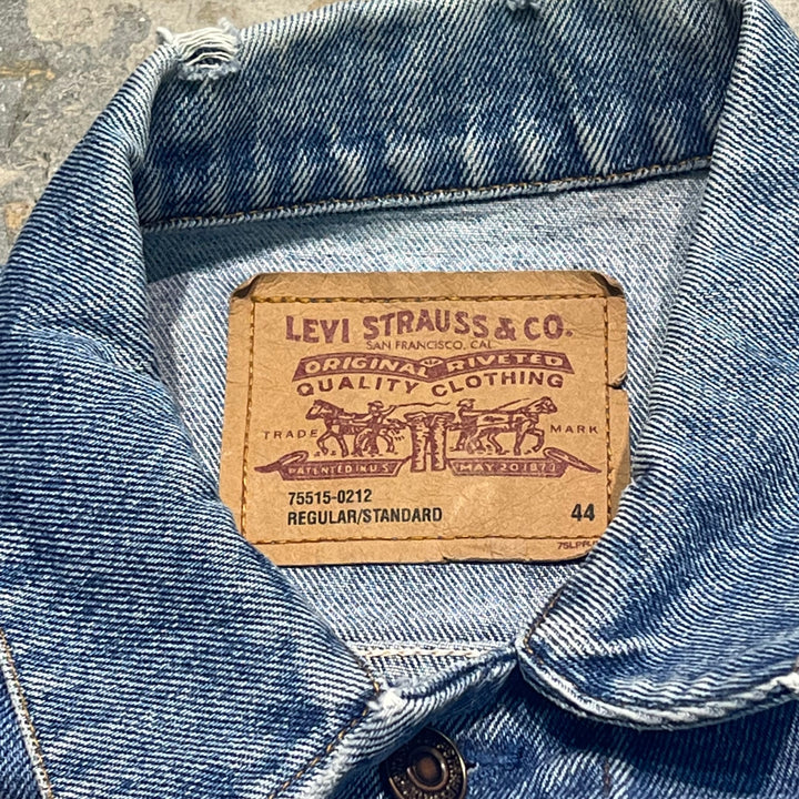 #3490 Levis 트래커 재킷/트래커 재킷/G 재킷/75515-0212/일반 표준/크기 M에 해당