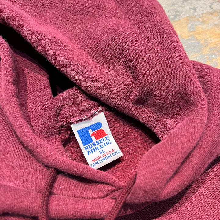 #3562 古着/Russell/ラッセル/Blank Pullorver  Parker/ブランクプルオーバーパーカー/無地/MADE IN USA/サイズXL
