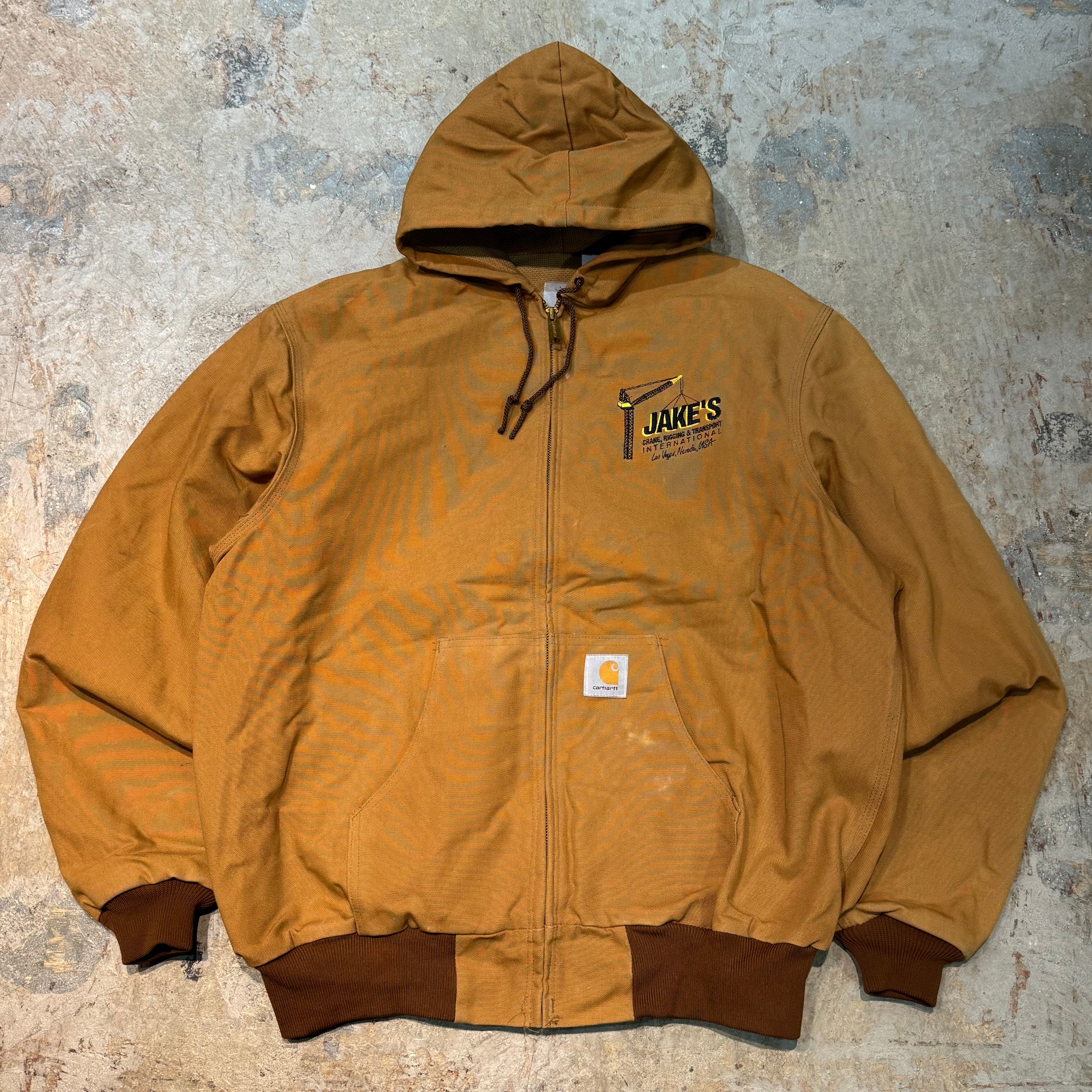 80s USA製 Carhartt ダック地 アクティブジャケット 80s USA製 carharttカーハート ダックハンターカモ ダック地