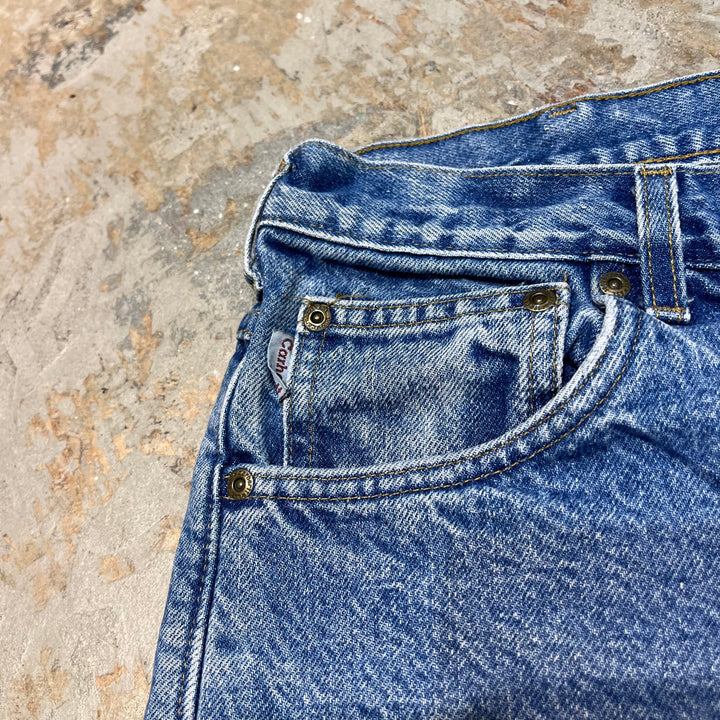 #4224 古着 Carhartt/カーハート / Denim Pants/デニムパンツ /ジーンズ / 裏地チェック/34×30